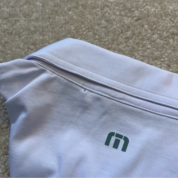 NEW Travis Mathew Polo Shirt Mens XXL 2XL White Golf Casual Performance FLAW - Picture 10 of 10